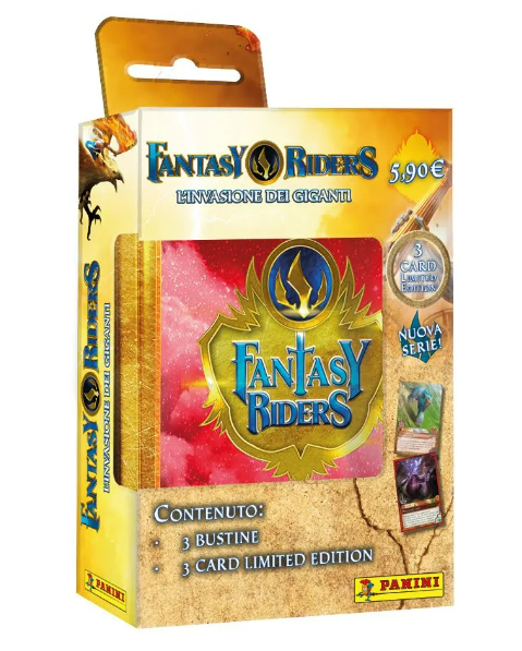FANTASY RIDERS TRADING CARD - L'INVASIONE DEI GIGANTI - TIN BOX POCKET