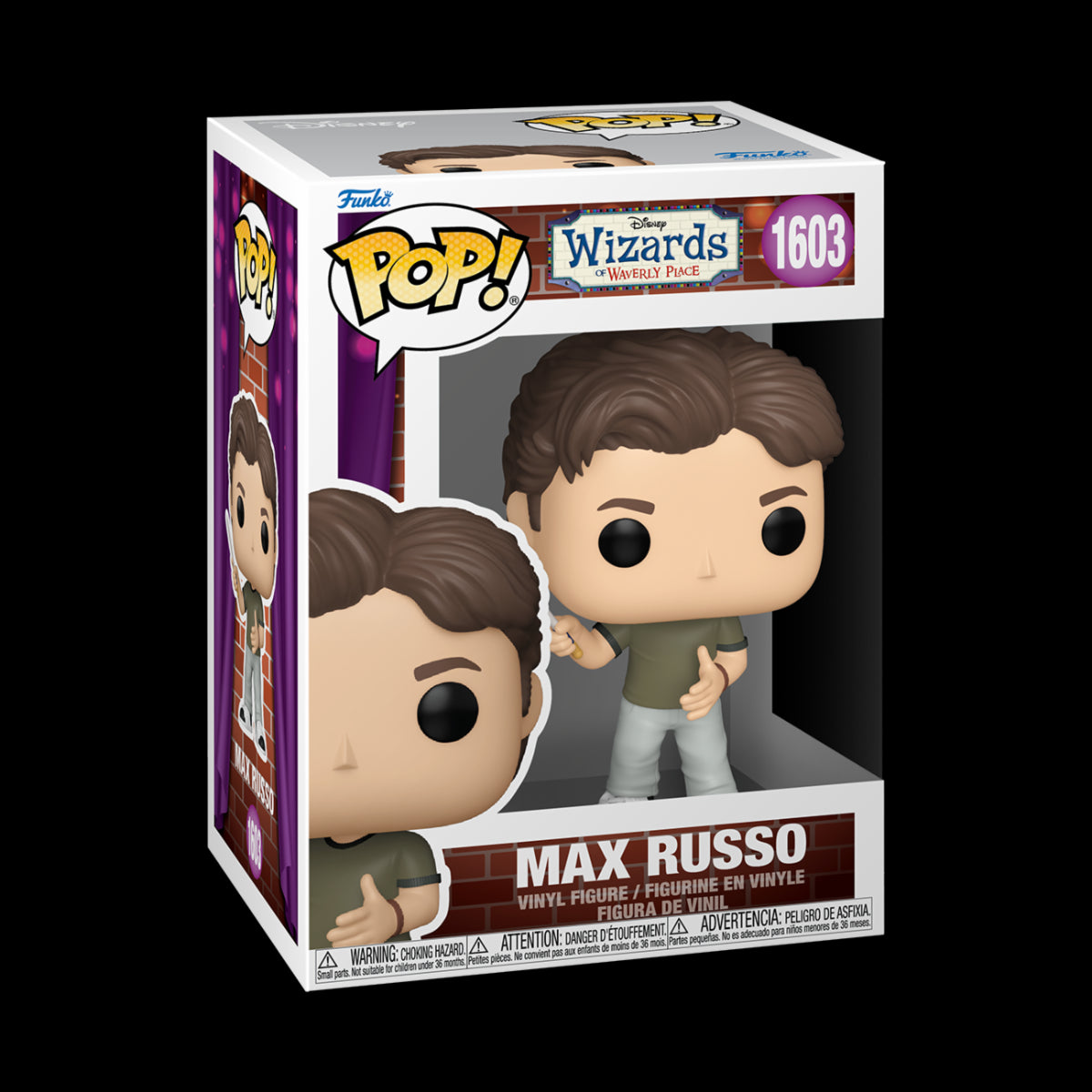 WIZARDS OF WAVERLY PLACE - POP FUNKO VINYL FIGURE 1603 MAX RUSSO 9CM