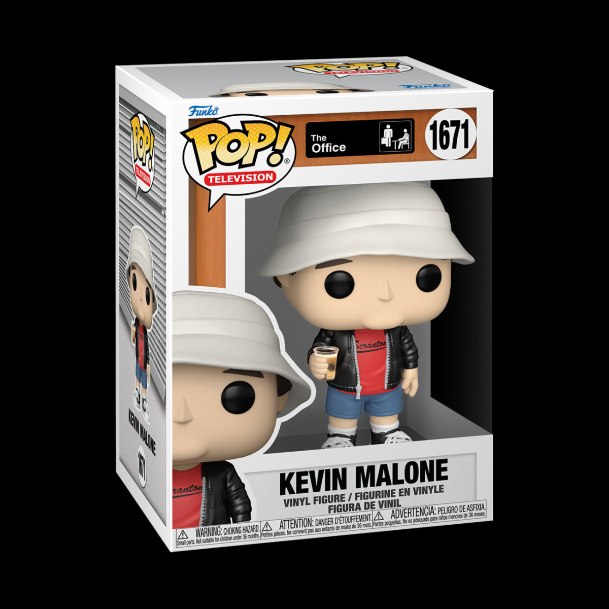 THE OFFICE - POP FUNKO VINYL FIGURE 1671 KEVIN MALONE 9CM