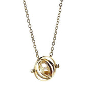 WN0097 - HARRY POTTER - COLLANINA CON CIONDOLO TIME TURNER SPINNING