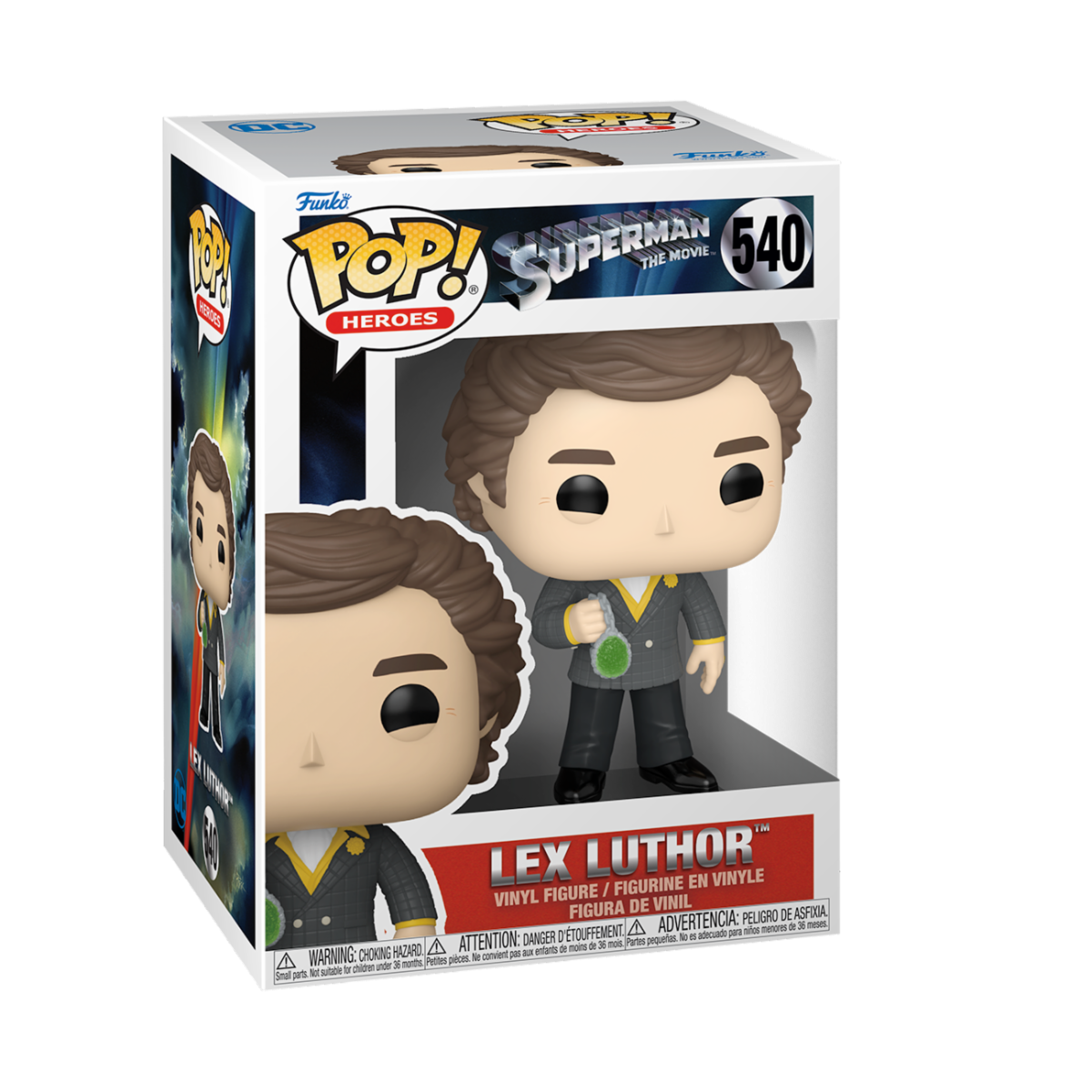 DC COMICS: SUPERMAN (1978) - POP FUNKO VINYL FIGURE 840 LUTHOR REGULAR 9CM