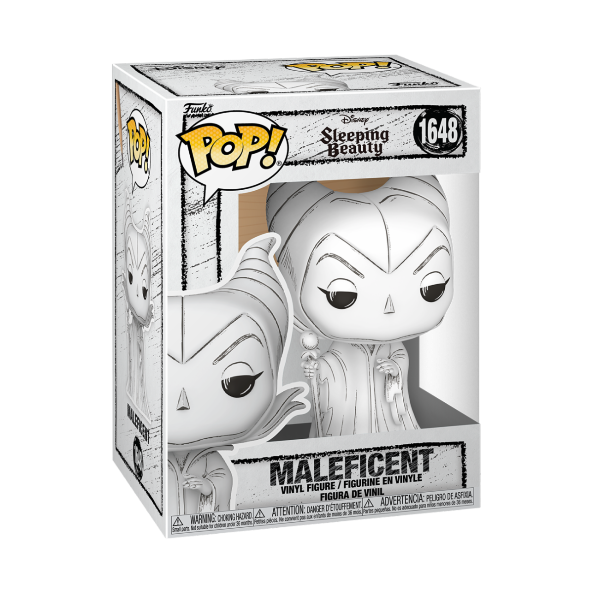DISNEY - POP FUNKO VINYL FIGURE 1648 MALEFICENT (SKETCHED) 9CM