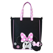 DISNEY - MINNIE - TOTE BAG - MINNIE FLORAL ROCK THE DOTS