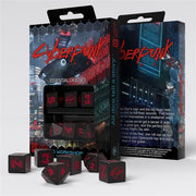 SCPE01 - SET 6 DADI - ESSENTIAL CYBERPUNK RED
