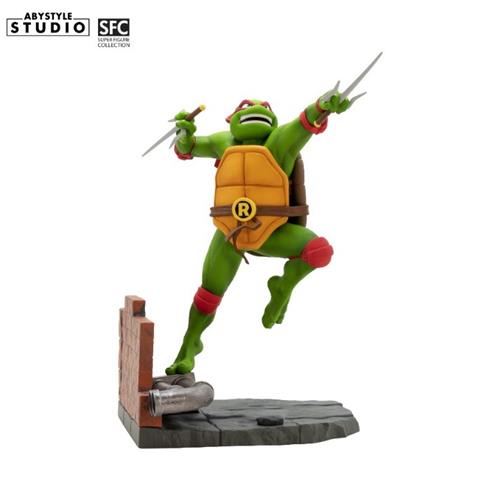 ABYFIG095 - TEENAGE MUTANT NINJA TURTLES - SUPER FIGURE COLLECTION - RAPHAEL - STATUA 21CM