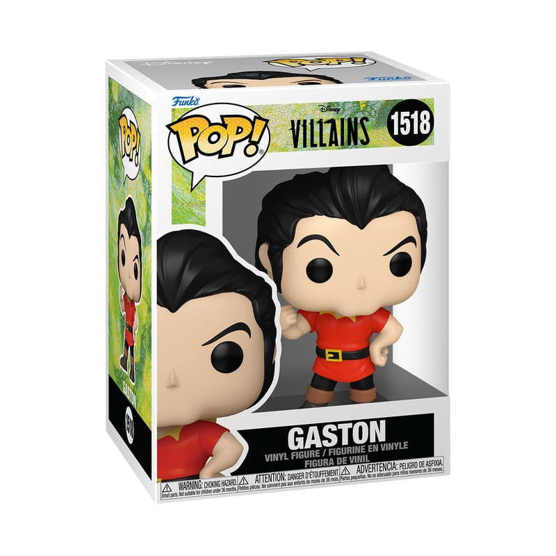 DISNEY: VILLAINS - POP FUNKO VINYL FIGURE 1518 GASTON 9CM