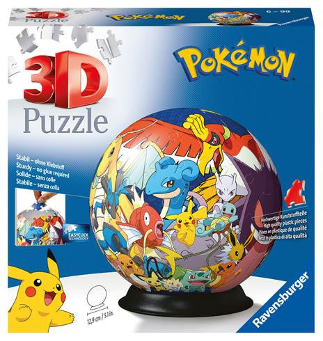 11785 - POKEMON - PUZZLEBALL 3D - 72 PZ