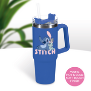 PP14794LS - DISNEY: LILO & STITCH - STITCH BLUE 900ML INSULATED CUP AND STRAW