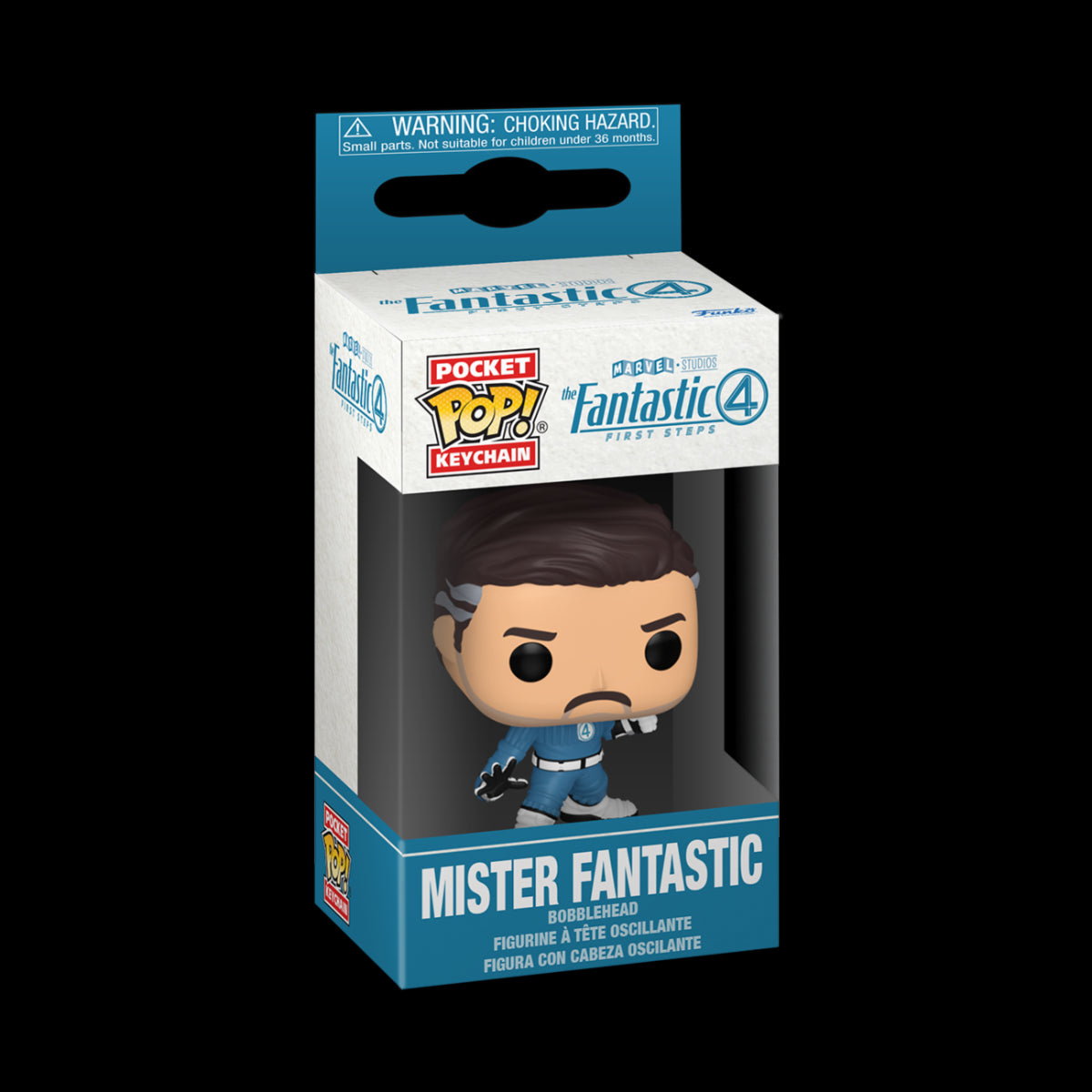 MARVEL: THE FANTASTIC FOUR: FIRST STEPS - KEYCHAIN - MR. FANTASTIC 4CM