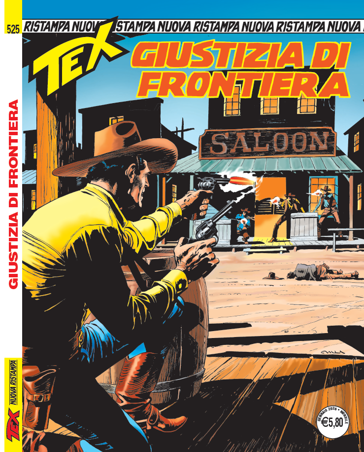 TEX NUOVA RISTAMPA 525 - GIUSTIZIA DI FRONTIERA