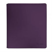 16485 - VIVID ZIPPERED 12-POCKET PRO-BINDER - MIDNIGHT PLUM
