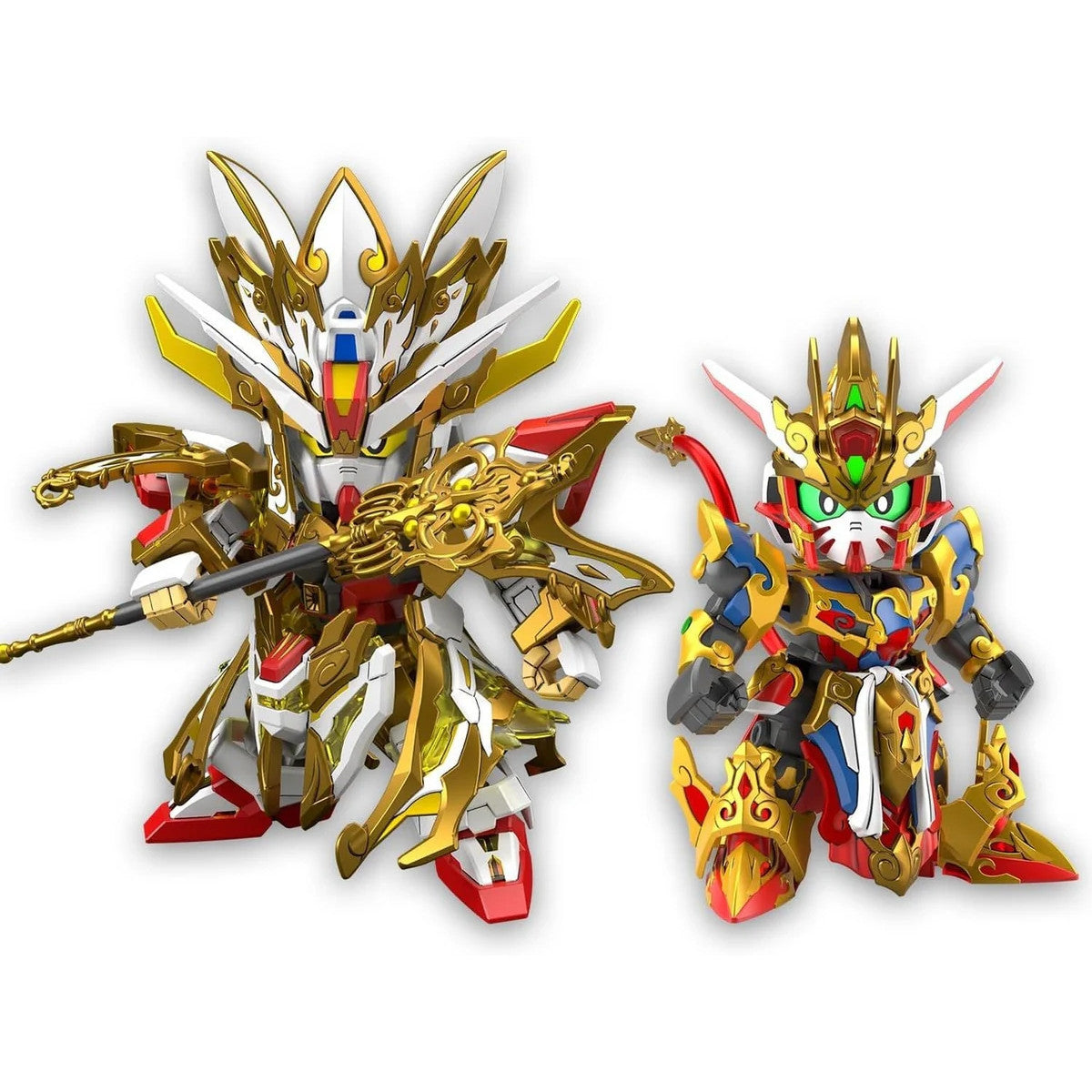 MK65698 - SUPER DEFORMED - HEROES REVIVAL OF THE HEROES! WUKONG IMPULSE GUNDAM (CHILDHOOD VER.) & SANZANG STRIKE FREEDOM GUNDAM SET - MODEL KIT