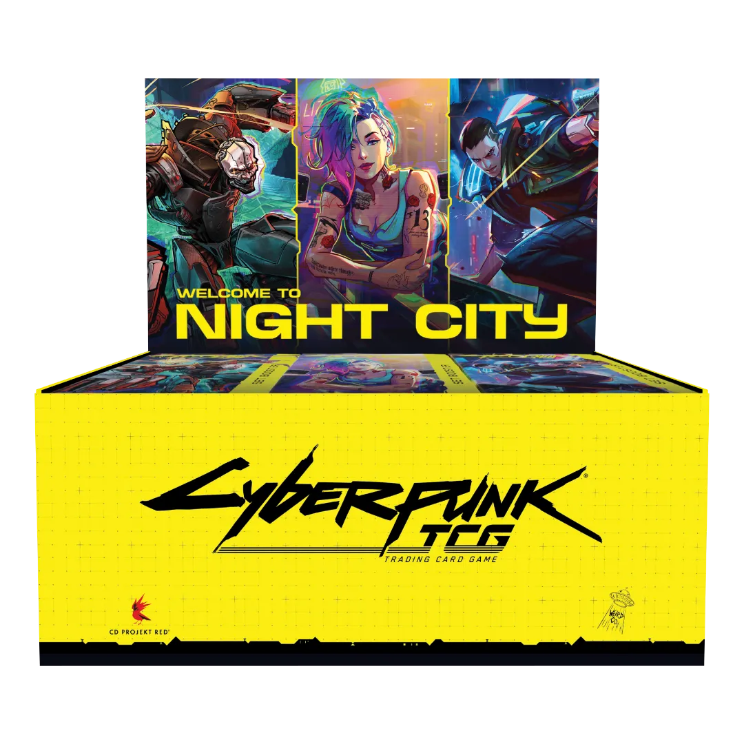 CYBERPUNK TCG - WELCOME TO NIGHT CITY - BOX 24 BUSTE RETAIL - ENG