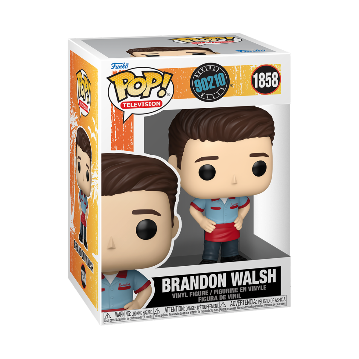 BEVERLY HILLS 90210 - POP FUNKO VINYL FIGURE 1858 BRANDON WALSH 9CM