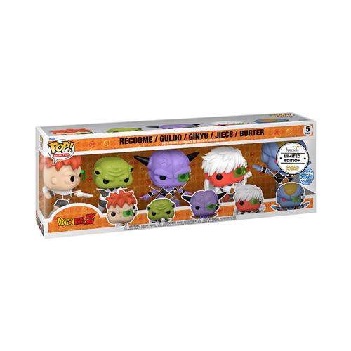 DRAGON BALL Z - POP FUNKO VINYL FIGURE 5-PACK GINYU FORCE 9CM GA EXCL