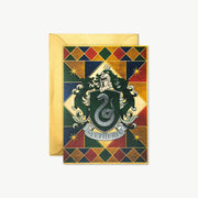 HPCARD37 - HOGWARTS: SLYTHERIN HOUSE CREST - NOTECARD