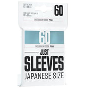 GGX10011ML - JUST SLEEVES - 60 JAPANESE SIZE CARD GAME SLEEVE - CLEAR