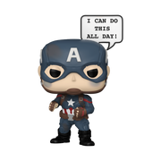 MARVEL: AVENGERS - POP FUNKO VINYL FIGURE - CAPTAIN AMERICA 9CM COMICON 25 EXCL