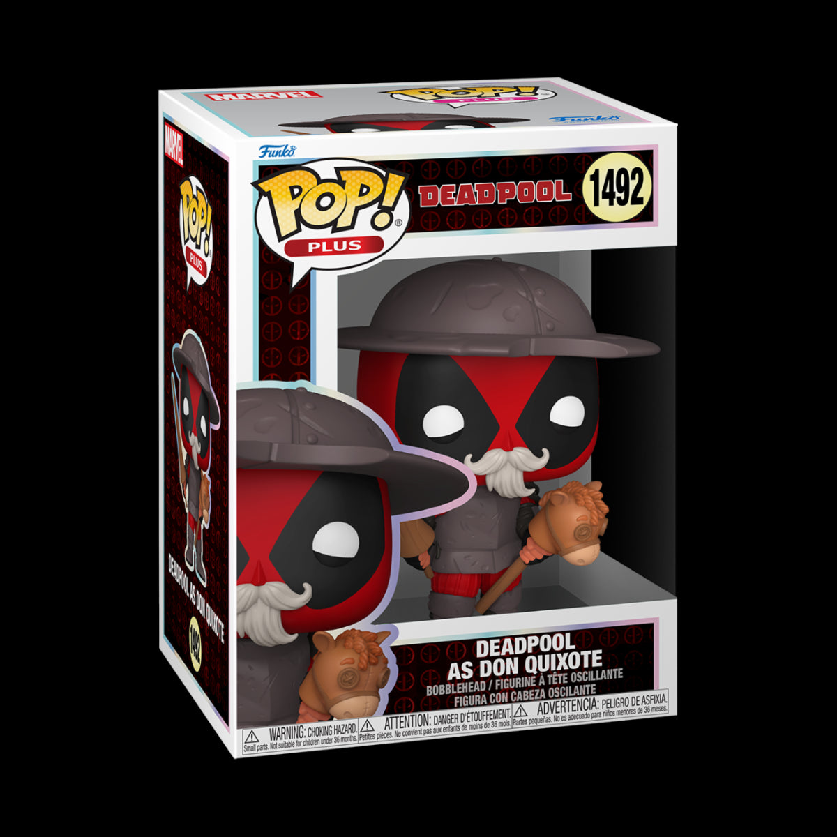MARVEL: DEADPOOL - LITERARY CLASSIC - POP FUNKO PLUS VINYL FIGURE 1492 DEADPOOL DON QUIXOTE 9CM