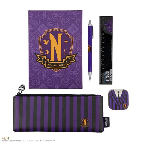 CR5373 - MERCOLEDI' - SET DI CANCELLERIA - NEVERMORE ACADEMY