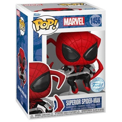 MARVEL: SPIDER-MAN - POP FUNKO VINYL FIGURE 1456 SUPERIOR SPIDER-MAN 9CM FUNSIDE20 EXCL