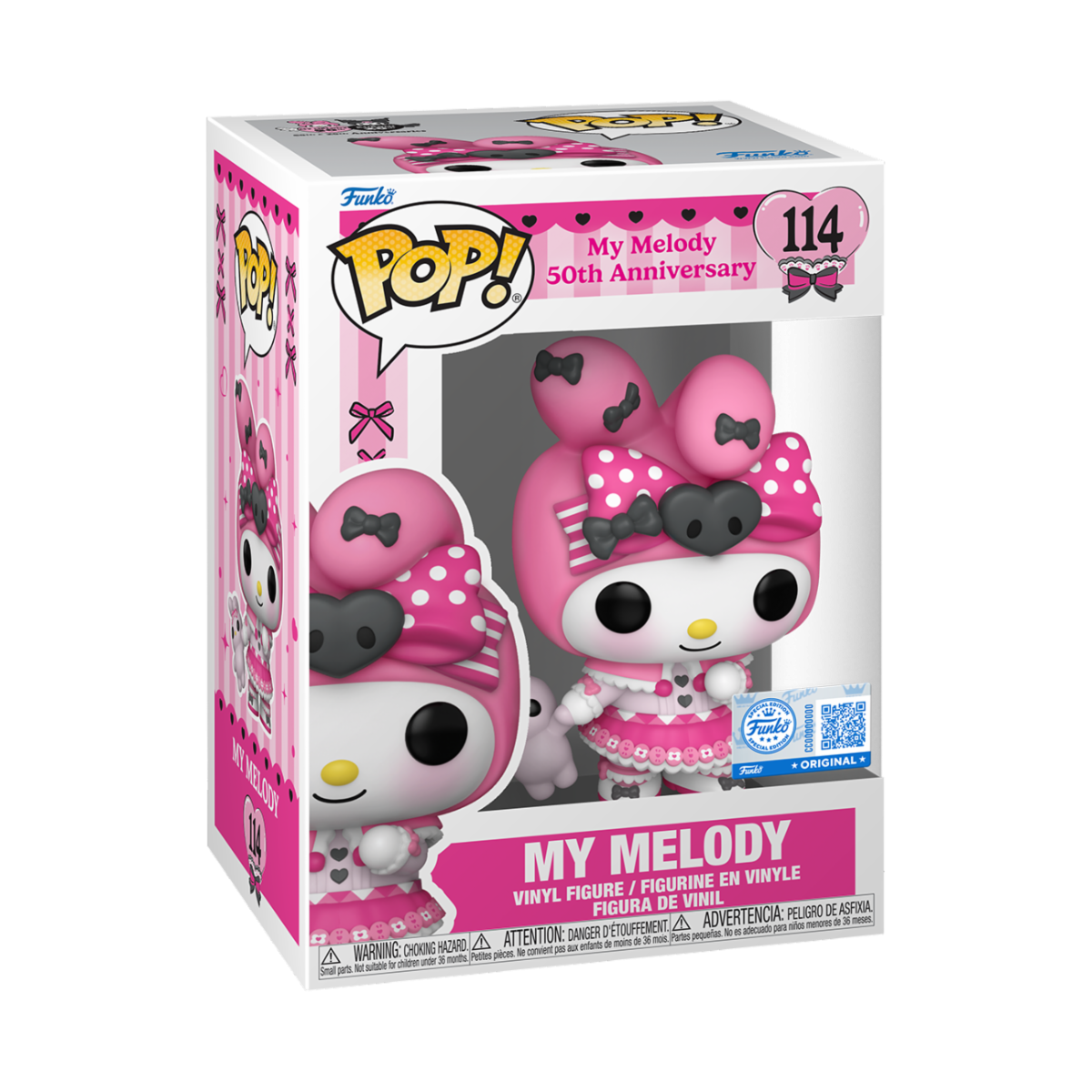 SANRIO: KUROMY 20THY ANNIVERSARY - POP FUNKO VINYL FIGURE 114 MY MELODY (SPC) 9CM