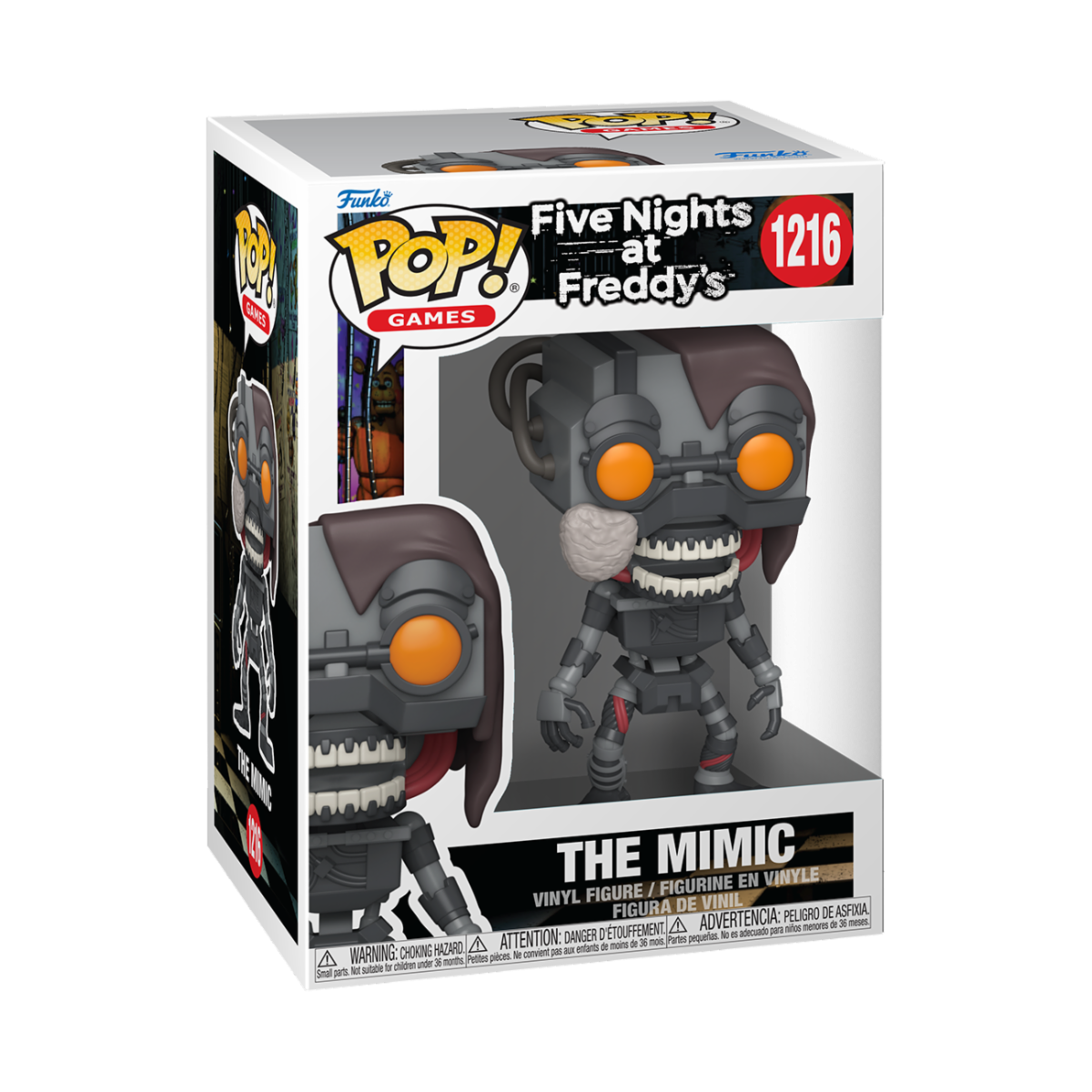 FIVE NIGHTS AT FREDDY'S S10 - POP FUNKO VINYL FIGURE 1216 THE MIMIC 9CM