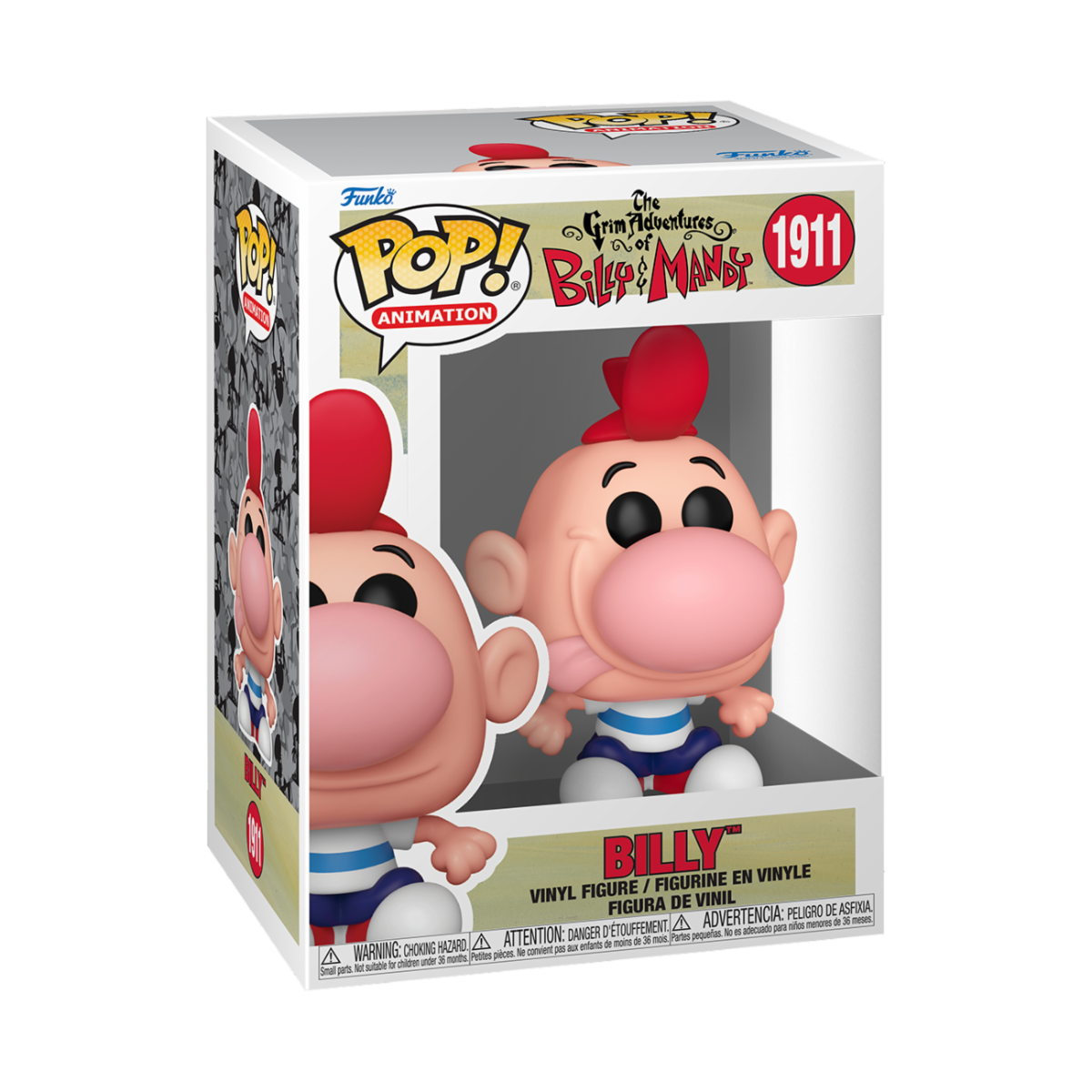 THE GRIM ADVENTURES OF BILLY & MANDY - POP FUNKO VINYL FIGURE 1911 BILLY 9CM