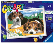 28939 - CREART SERIE D CLASSIC - CUCCIOLI DI JACK RUSSELL