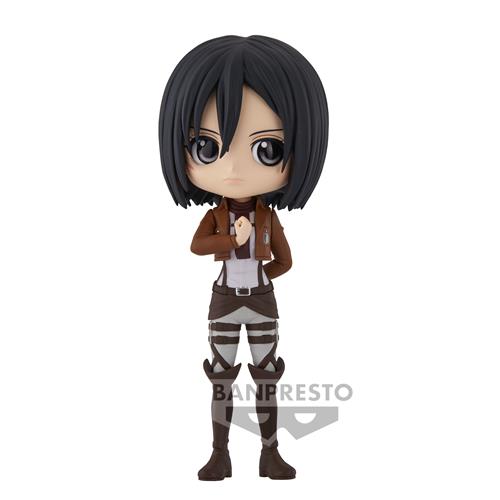 19661 - ATTACK ON TITAN - Q POSKET - MIKASA ACHERMAN (NORMAL COLOR VER.) - STATUA 14CM