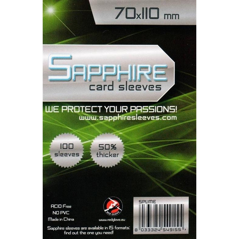 SAPPHIRE LIME - 100 BUSTE PROTETTIVE 70X110MM