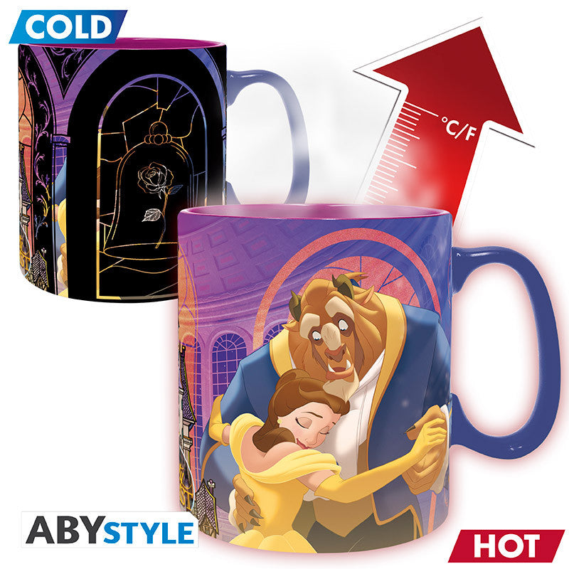 ABYMUGA637 - DISNEY - MUG HEAT CHANGE 460 ML - BEAUTY & THE BEAST