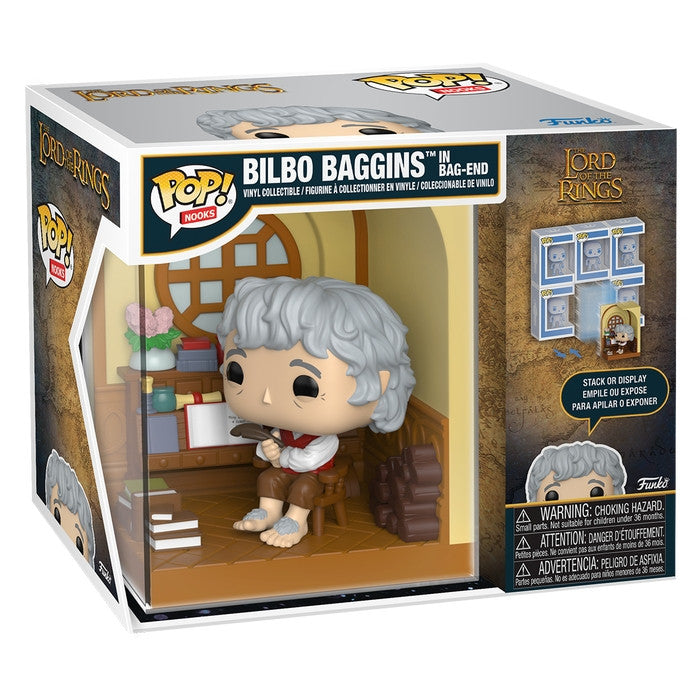 THE LORD OF THE RINGS S11 - POP FUNKO NOOK VINYL FIGURE - BILBO BAGGINS IN BAG-END 9CM