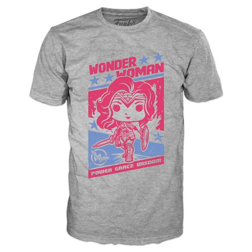 DC COMICS - T-SHIRT POP - WONDER WOMAN PROPAGANDA - L
