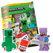 LEGO MINECRAFT PLUS N.7 - SET LEGO + ALBUM + 6 FIGURINE