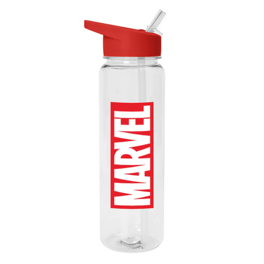 PDB27856 - MARVEL - BOTTIGLIA DA VIAGGIO IN PLASTICA - LOGO