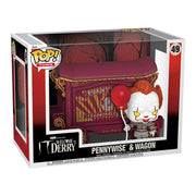 IT: WELCOME TO DERRY - POP FUNKO TOWN VINYL FIGURE 49 PENNYWISE & WAGON