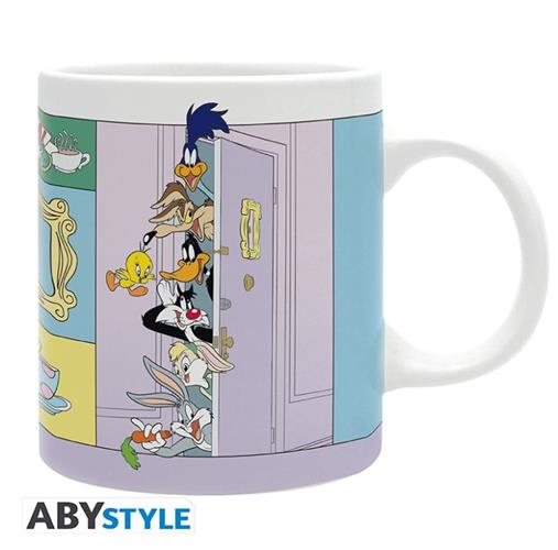 ABYMUGA334 - WARNER: 100TH ANNIVERSARY - LOONEY TUNES - TAZZA 320ML - FRIENDS MASH UP