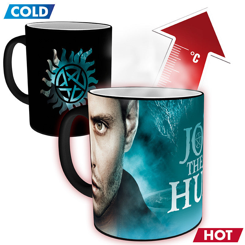 MGH0072 - SUPERNATURAL - MUG HEAT CHANGE 320 ML - SAM AND DEAN SYMBOL