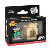 STAR WARS - POP FUNKO BITTY TOWN VINYL FIGURE - GREEDO AND CANTINA