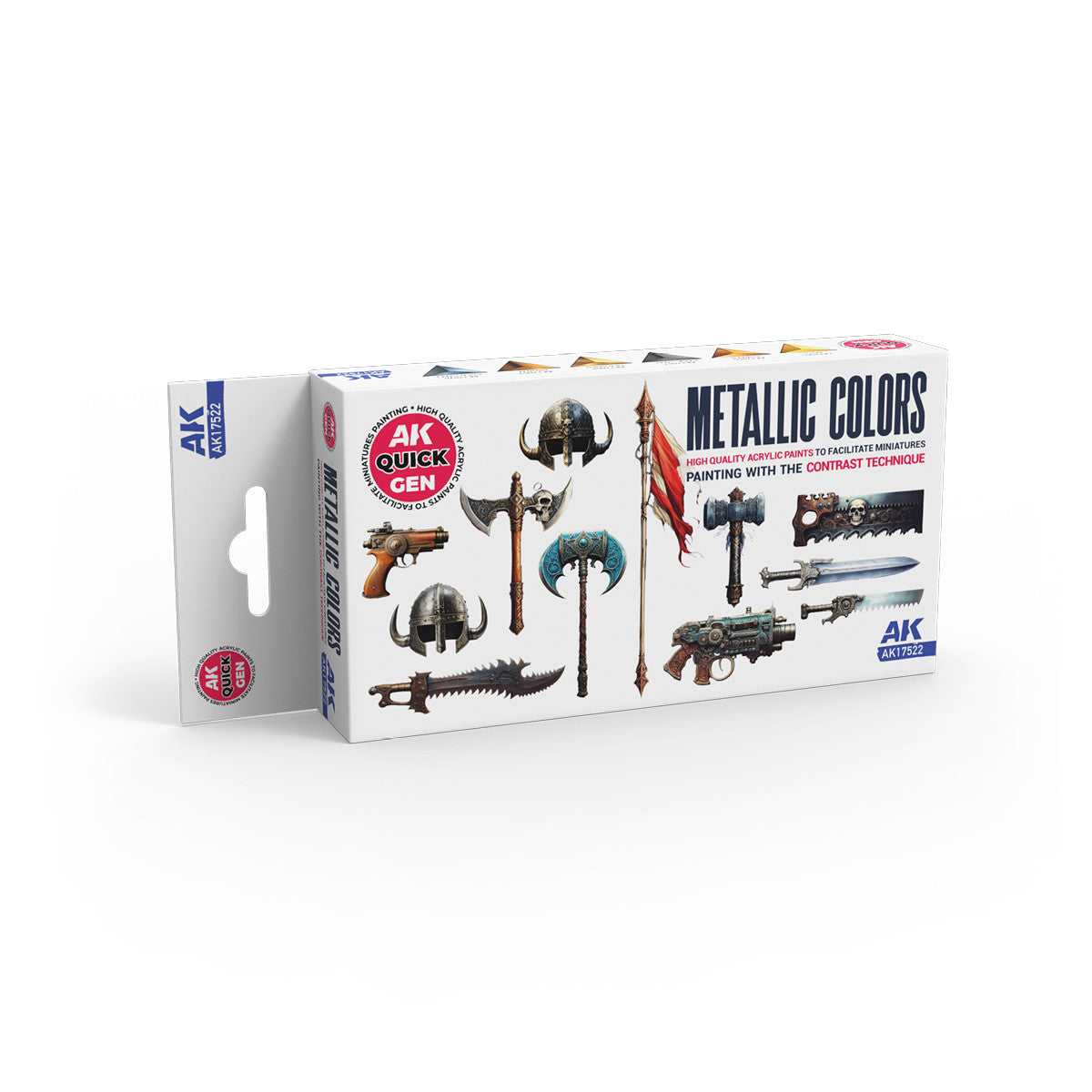 AK17522 - QUICK GEN SET - METALLICS - SET DA 6 COLORI