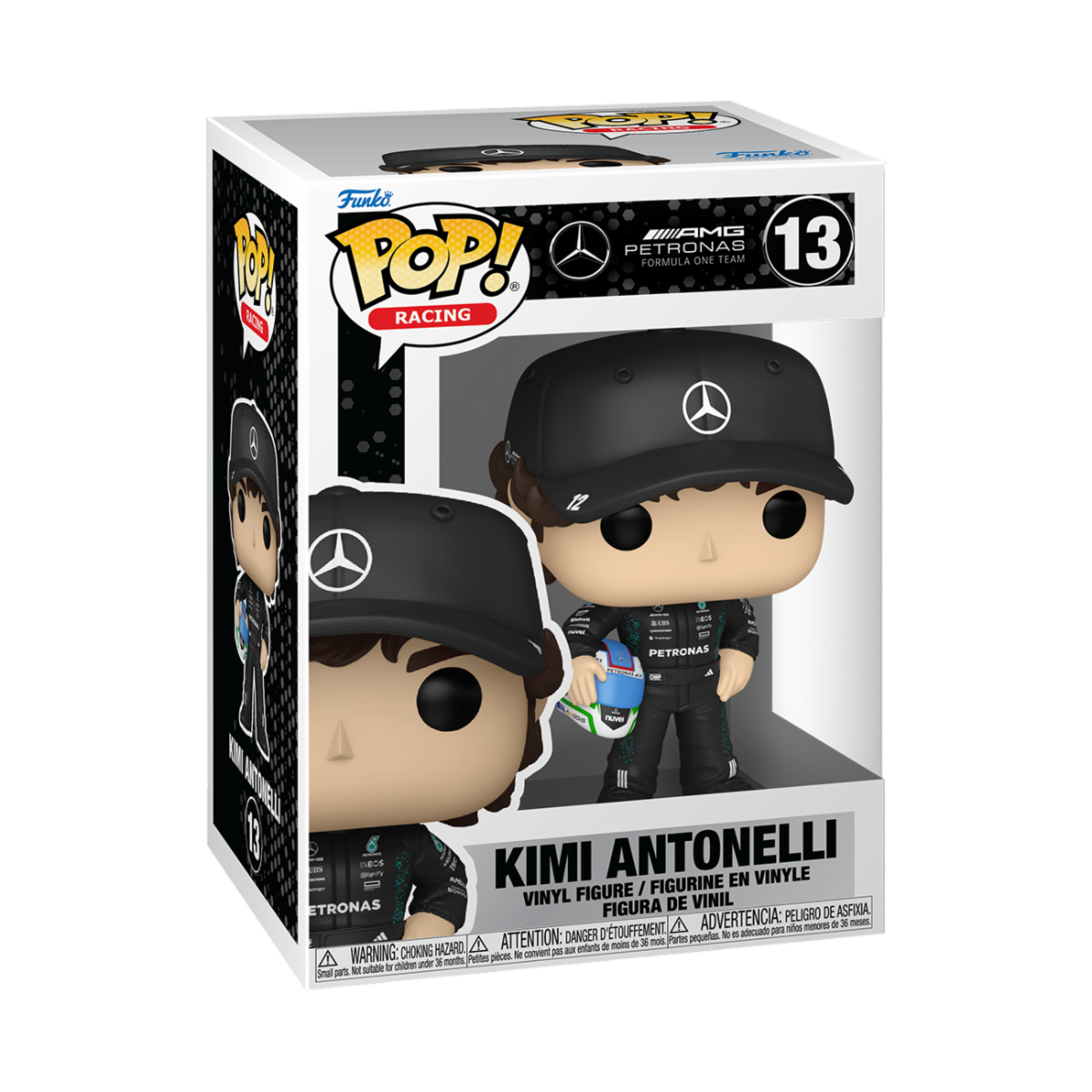 RACING: MERCEDES - POP FUNKO VINYL FIGURE 13 KIMI ANTONELLI 9CM