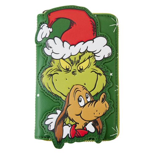DR. SEUSS - PORTAFOGLIO CON ZIP - GRINCH AND MAX