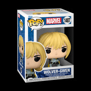 MARVEL: SPIDER-GWEN GWEN-VERSE - POP FUNKO VINYL FIGURE 1487 WOLVER-GWEN 9CM