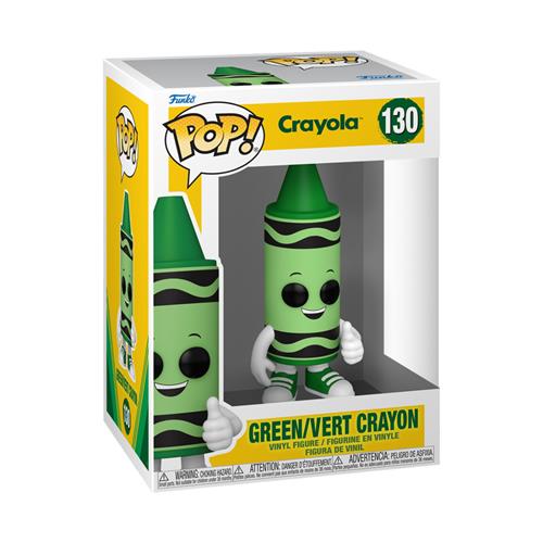 CRAYOLA - POP FUNKO VINYL FIGURE 130 GREEN CRAYON 9CM