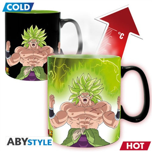 ABYMUGA441 - DRAGON BALL BROLY - TAZZA HEAT CHANGE 460ML - GOGETA & BROLY