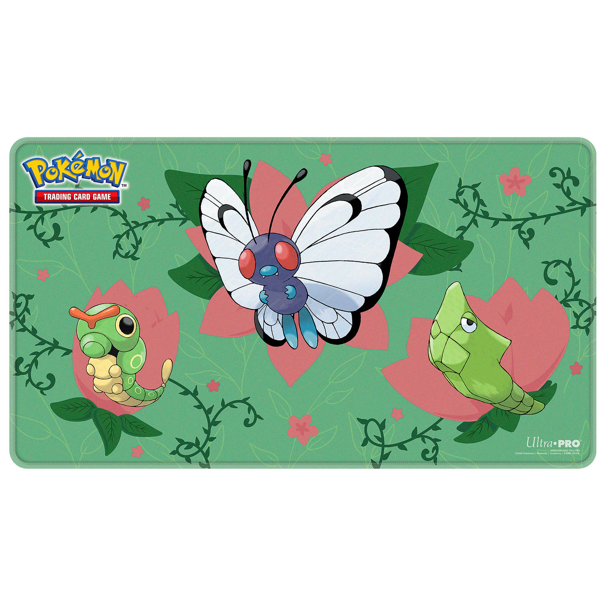 16720 - TAPPETINO - POKEMON - STITCHED PLAYMAT CATERPIE EVOLUTIONS