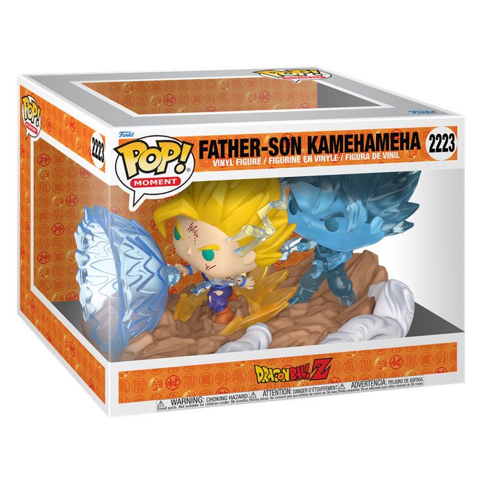 DRAGON BALL Z BUILD-A-SCENE 2026 - POP FUNKO MOVIE MOMENT VINYL FIGURE 2223 FATHER-SON KAMEHAMEHA