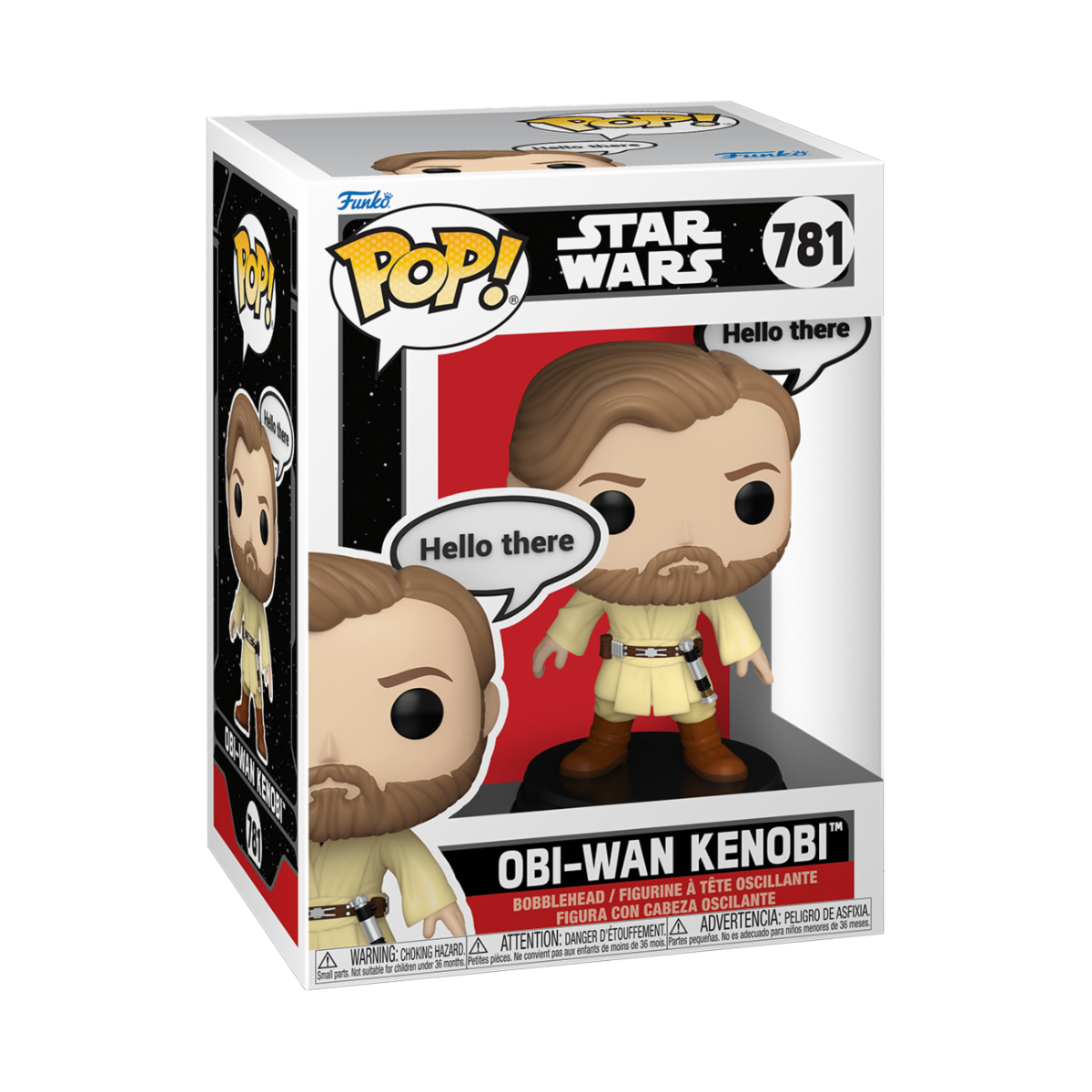 STAR WARS - POP FUNKO VINYL FIGURE 781 OBI-WAN KENOBI 9CM