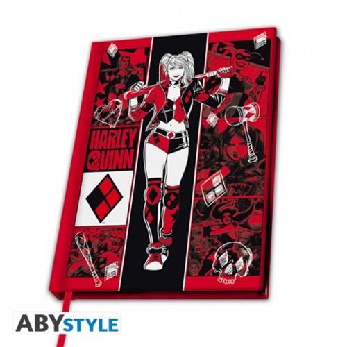 ABYNOT092 - DC COMICS - A5 NOTEBOOK - HARLEY QUINN
